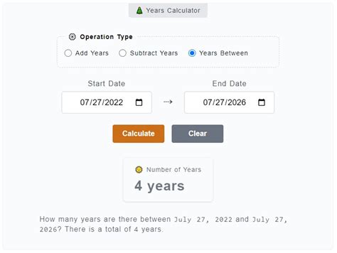 =2023-1974|Years Calculator